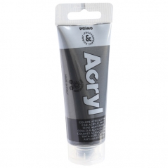 Boja akrilna  75ml pvc tuba metalik CMP 420TAM75800 siva metalik (metal black) blister