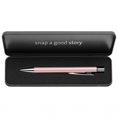 Olovka hemijska Snap Metallic K10+poklon kutija G24 uložak plavi Pelikan 821254 roze