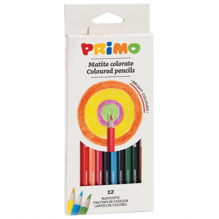 Boje drvene 12boja Primo CMP 5031MAT12E blister