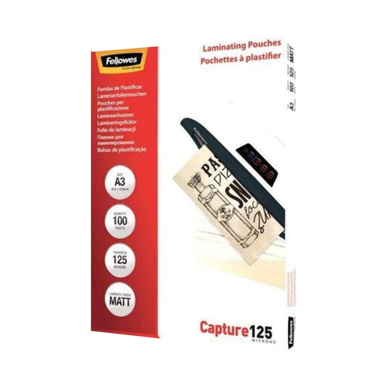 Folija za plastificiranje  125my A3 mat pk100 Fellowes 5328601