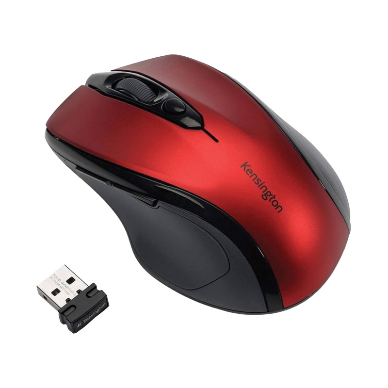 Miš usb 3tipke bežični optički Pro Fit Kensington K72422WW crveno-crni