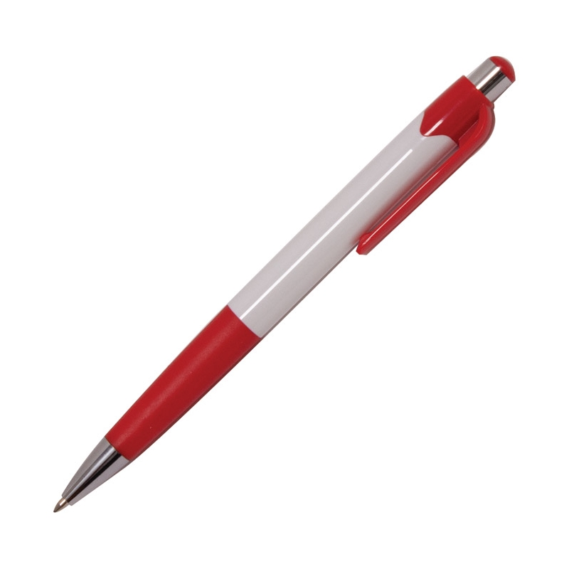 Olovka hemijska grip YCP5096 Madrid belo-crvena