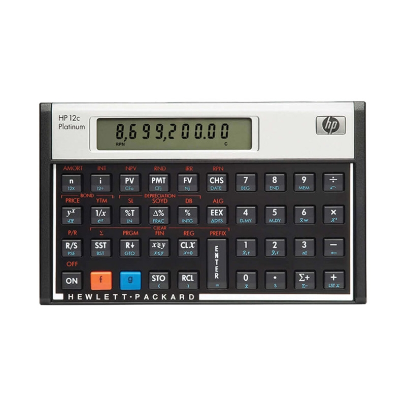Kalkulator finansijski HP-12C PLATINUM /INT crni