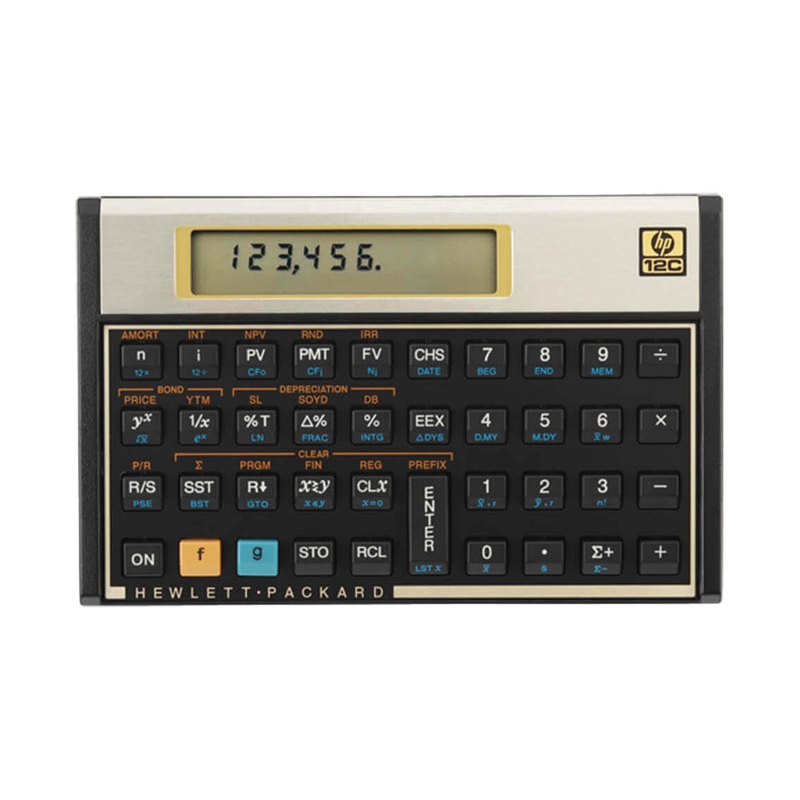Kalkulator finansijski HP-12C /INT crni