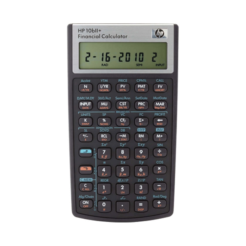 Kalkulator finansijski HP-10BIIPLUS /INT crni