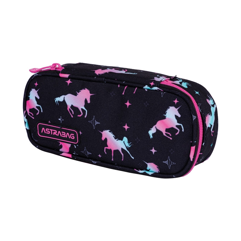 Pernica prazna ovalna 1zip AC6 Unicorn Squad 24.Astrabag 503024050 crna