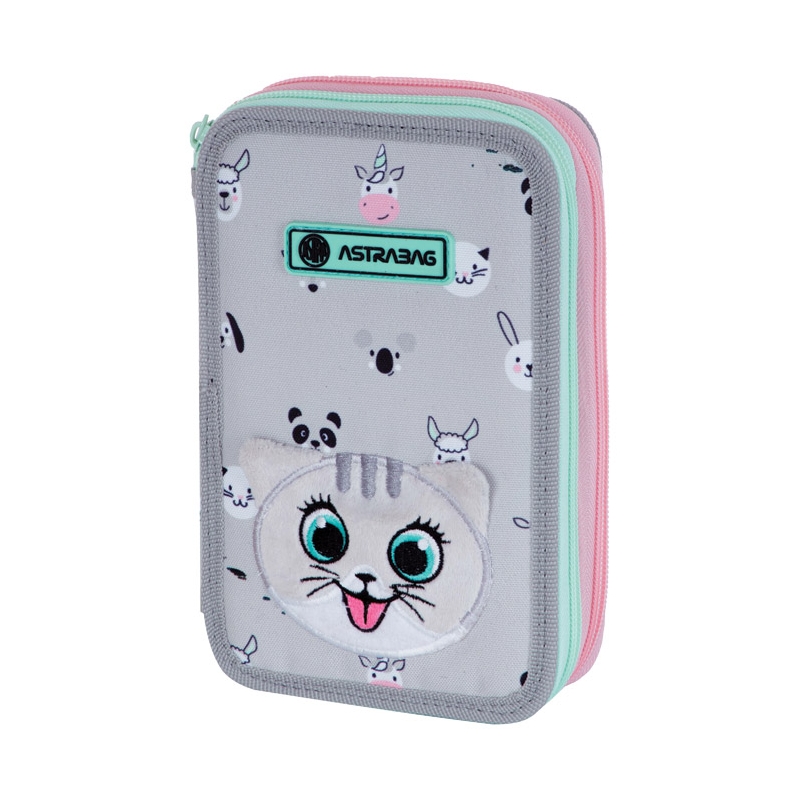 Pernica prazna 2zipa AC2 Kitty The Cute 24.Astrabag 503023026 siva