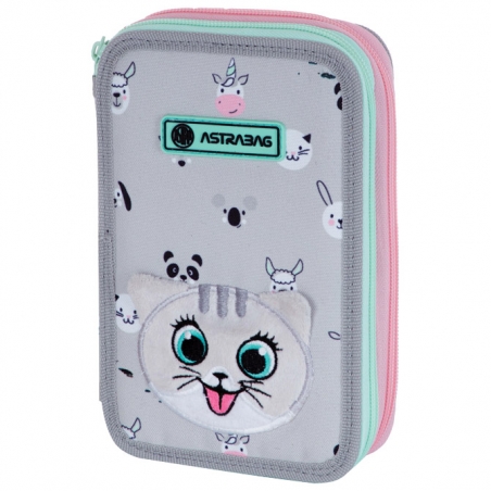 Pernica prazna 2zipa AC2 Kitty The Cute 24.Astrabag 503023026 siva