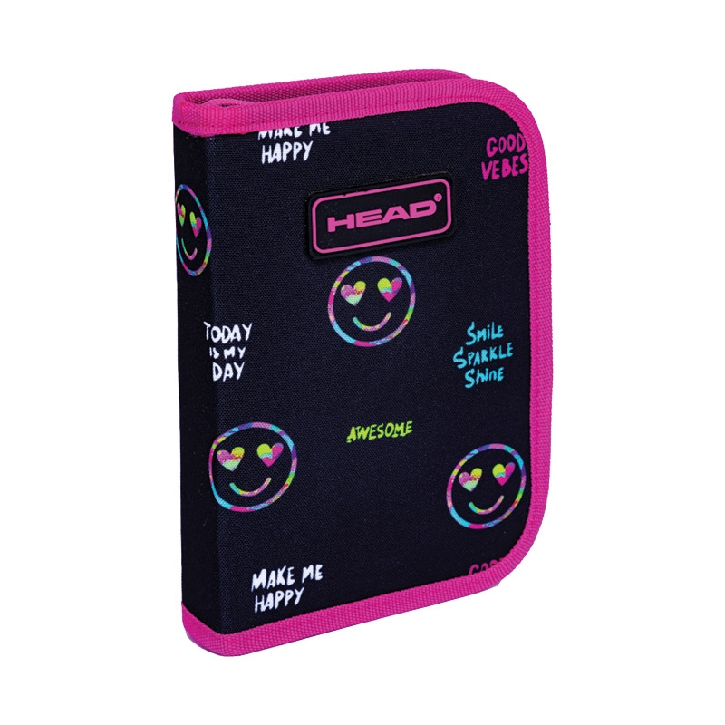 Pernica prazna 1zip 2preklopa AC1 Smile Sparkle Shine 24.Head 503024041 crna
