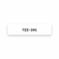 Traka TZ2-241 crna na belo 18 mm