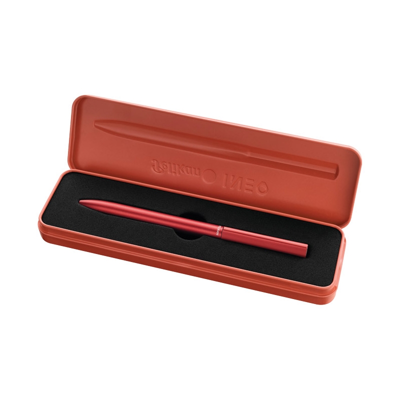 Olovka hemijska K6 Ineo Elements Fiery Red u metalnoj poklon kutiji Pelikan 822497 crvena