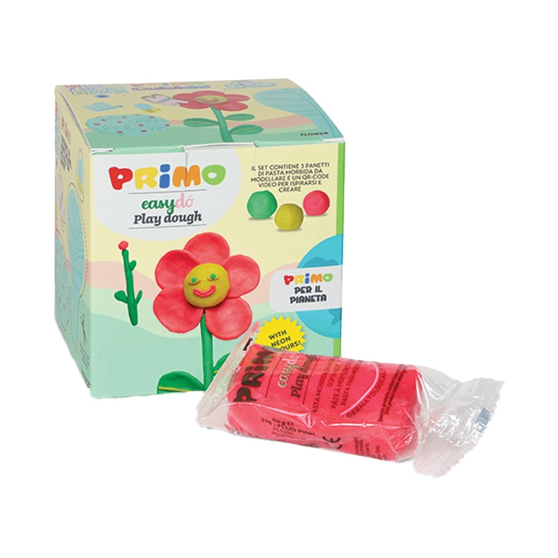 Plastelin 3boje 60g EasyDo Primo pk3 CMP 2993CD3 zelena-žuta-crvena