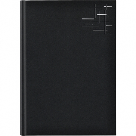 Rokovnik B5 linije 256strana Positano C01 crni (black)