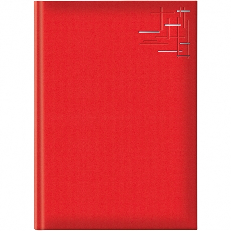 Rokovnik B5 linije 256strana Positano C20 crveni (coral red)