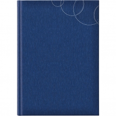 Rokovnik B5 linije 256strana Luna C45 metalik tamno plavi (blue)