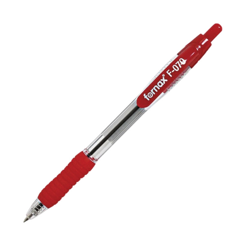 Olovka hemijska grip F-070 uložak crveni Fornax 3155 crvena
