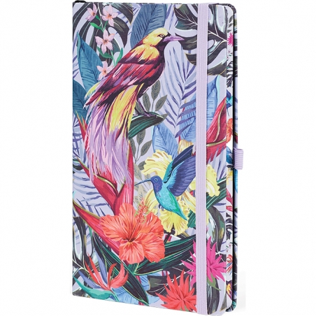 Notes 13x21cm linije 192strane s gumicom Eden Paradise FSC Castelli 0QO4IE-001