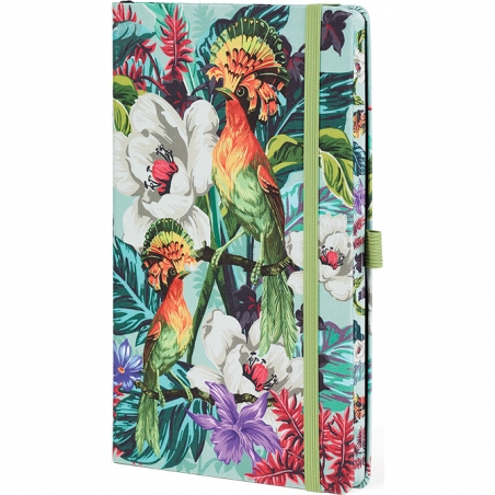 Notes 13x21cm linije 192strane s gumicom Eden Exotic FSC Castelli 0QO4IE-002