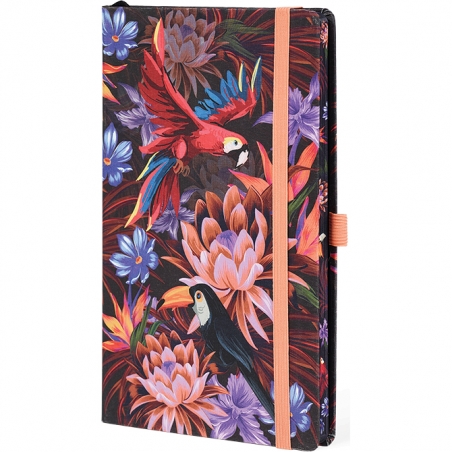 Notes 13x21cm tačke 192strane s gumicom Eden Wild Garden FSC Castelli 0QOBIE-004