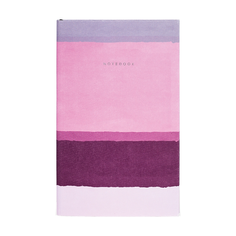Notes 13x21cm linije 192strane s gumicom Stripes Bubblegum FSC Castelli 0QO4IS-008