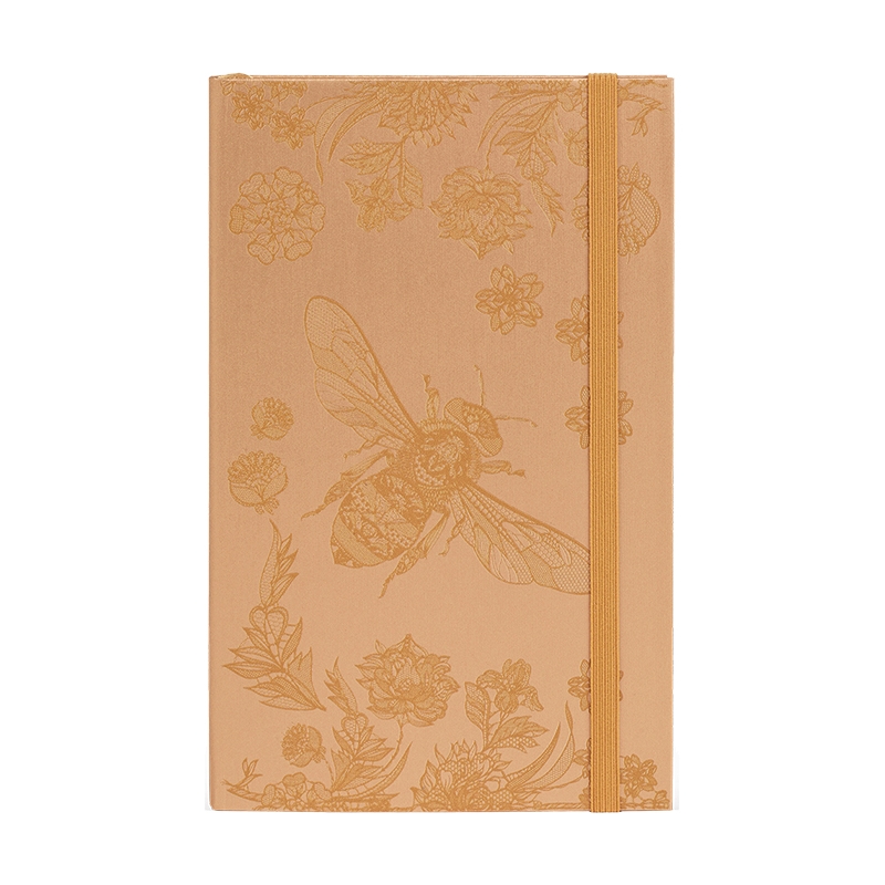 Notes 13x21cm linije 192strane s gumicom Lace Bee FSC Castelli 0QO4LD-173