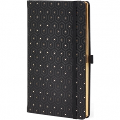 Notes 19x25cm linije 192strane s gumicom Gold Honeycomb FSC Castelli 0QO7LG-009