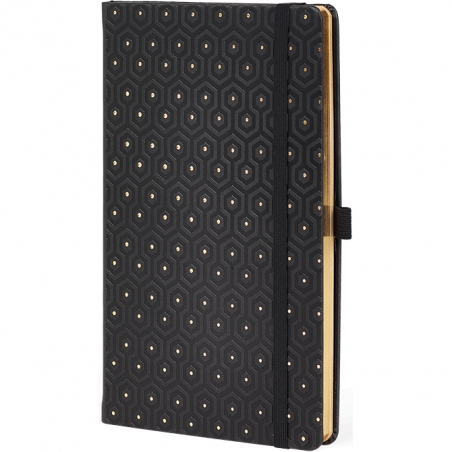 Notes 19x25cm linije 192strane s gumicom Gold Honeycomb FSC Castelli 0QO7LG-009