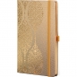 Notes 13x21cm linije 192strane s gumicom Oriental Charme Gold Arabesque FSC Castelli 0QO4LO-A90