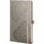 Notes 13x21cm linije 192strane s gumicom Oriental Charme Satin Arabesque FSC Castelli 0QO4LO-A93