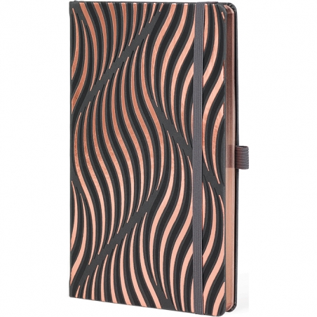 Notes 13x21cm linije 192strane s gumicom Rose sand FSC Castelli 0QO4LR-003