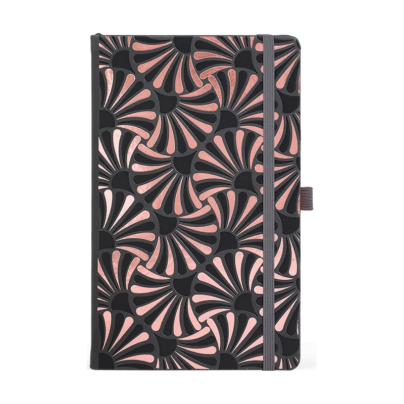 Notes 19x25cm linije 192strane s gumicom Rose Rose Lilly FSC Castelli 0QO7LR-001