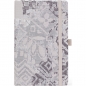 Notes 13x21cm linije 192strane s gumicom Shabby Grey Texture FSC Castelli 0QO4IH-W01