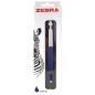 Olovka hemijska 0,7mm 901 Zebra 83742 srebrno-plava blister