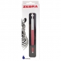 Olovka hemijska 0,7mm 901 Zebra 83747 srebrno-roze blister