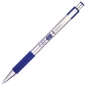 Olovka hemijska 0,7mm sa rebrastim gripom F-301 Zebra EF301BL srebrno-plava