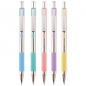 Olovka hemijska 0,7mm sa rebrastim gripom F-301 Pastel Zebra 90708 srebrno-pastelno ljubičasta