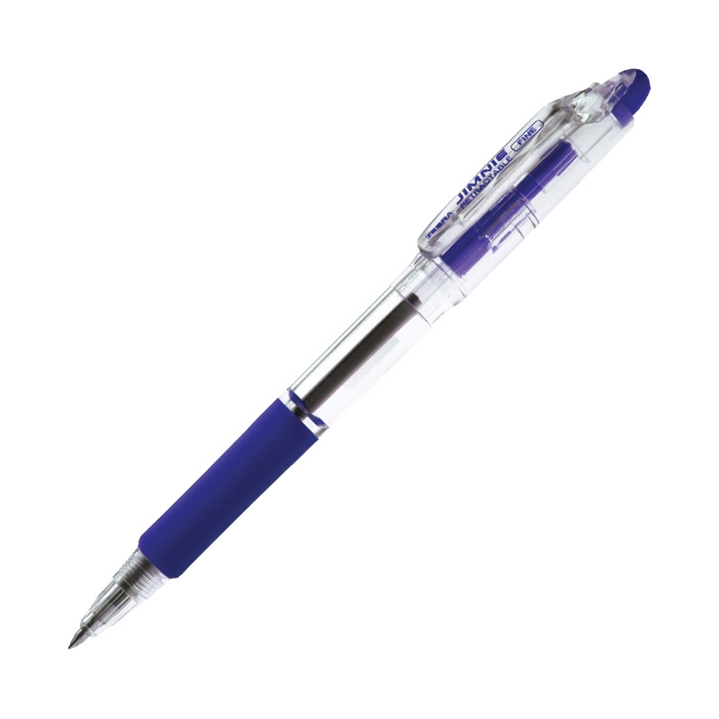 Olovka hemijska 0,7mm sa gumenim gripom (uložak plavi) Jimnie Retractable Zebra 30652 plava