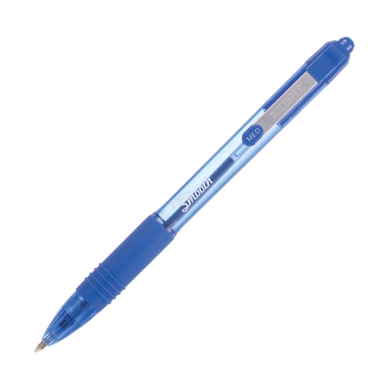Olovka hemijska 1,0mm sa gumenim gripom (uložak plavi) Z-Grip Smooth Zebra 22562 plava