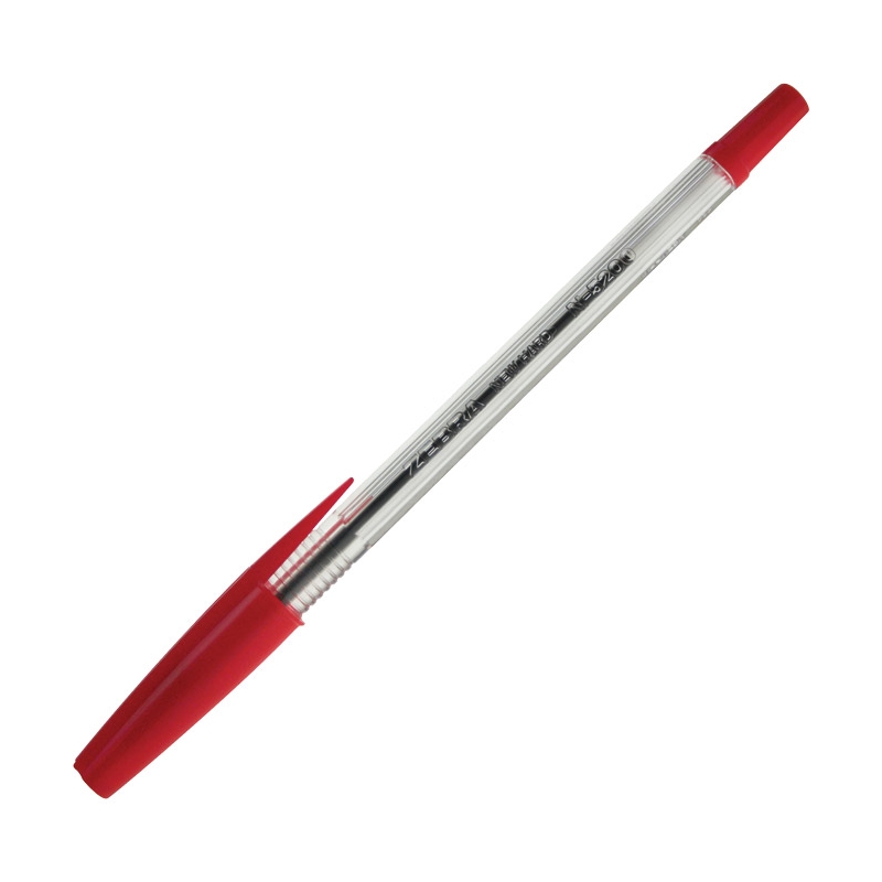 Olovka hemijska 0,7mm sa rebrastim gripom (uložak crveni) N-5200 Zebra 20113 crvena