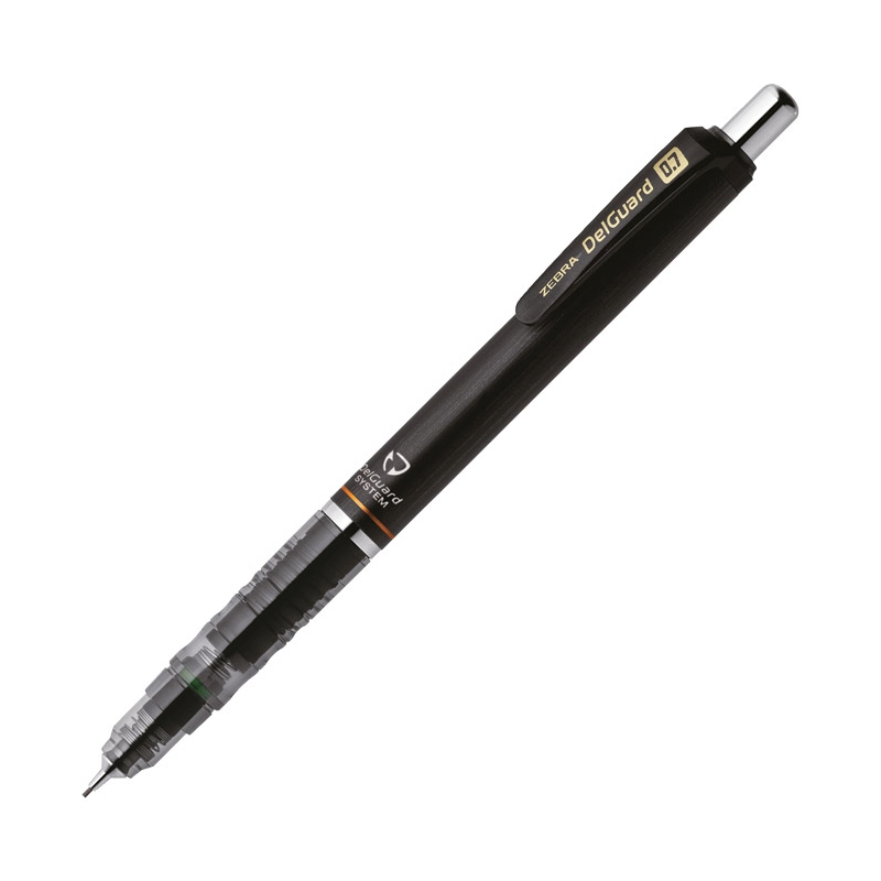 Olovka tehnička 0,7mm DelGuard Zebra 58231 crna blister
