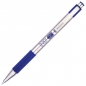 Olovka hemijska 0,7mm gel sa rebrastim gripom G-301 Zebra 20732 srebrno-plava