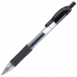 Olovka hemijska 0,5mm gel sa gumenim gripom (uložak crni) Sarasa Retractable Zebra 46710 crna