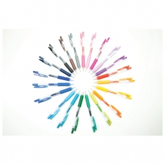 Roler gel 0,5mm sa gumenim gripom (uložak plavi) Sarasa Clip Zebra 14312 plavi