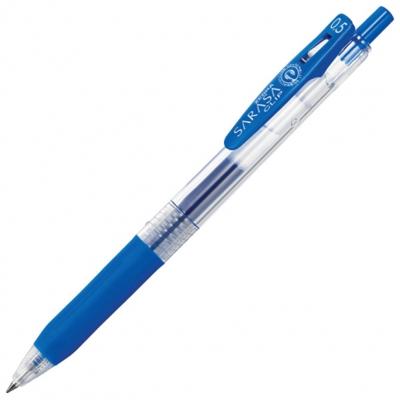 Roler gel 0,5mm sa gumenim gripom (uložak kobalt plavi) Sarasa Clip Zebra 35132 kobalt plavi