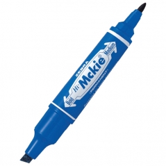 Marker permanentni 2-4mm obostrani kosi/okrugli vrh Hi-Mckie Zebra 50252 plavi