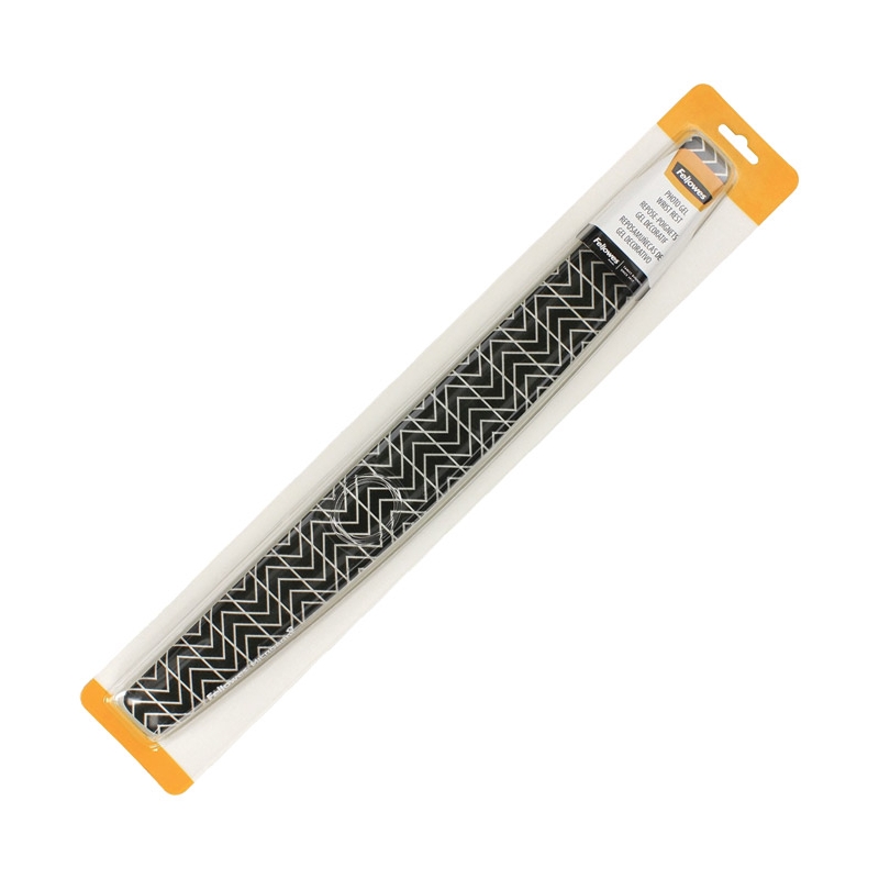 Odmarač ručnog zgloba gel Fellowes 9653601 crni-beli