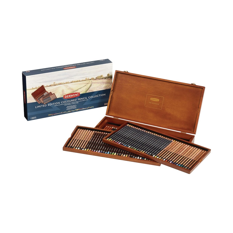 Boje drvene 120boje u drvenoj kutiji Limited Edition Derwent 2302731