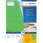 Etikete 105X37 A4/16 1/100 zelena Herma