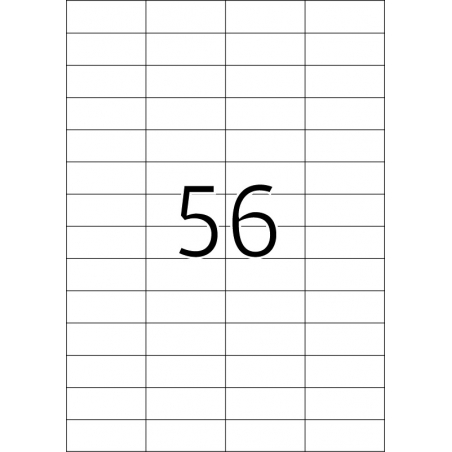 Etikete 52,5x21,2 A4/56 1/100 bela Herma