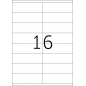Etikete 105X35 A4/16 1/100 bela Herma